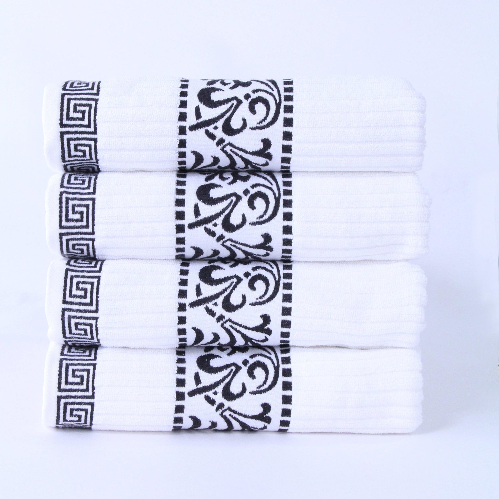 Cotton Absorbent 4-Piece Bath Towel 30" x 52" by Superior FredCo