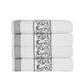Cotton Absorbent 4-Piece Bath Towel 30" x 52" by Superior FredCo