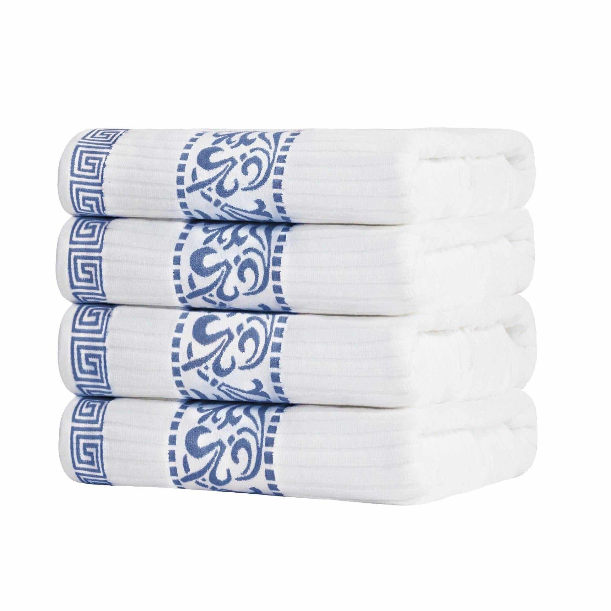 Cotton Absorbent 4-Piece Bath Towel 30" x 52" by Superior FredCo
