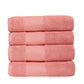 Cotton Absorbent 4-Piece Bath Towel Set 30" x 52" by Superior FredCo