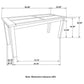 Counter Height Table 7 PC SET 192028-S7 Coaster FredCo