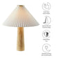Cove Travertine Table Lamp With Pleated Shade by Modway EEI-7215 FredCo
