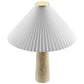Cove Travertine Table Lamp With Pleated Shade by Modway EEI-7215 FredCo