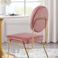 Craft Performance Velvet Dining Side Chair, EEI-6252 FredCo