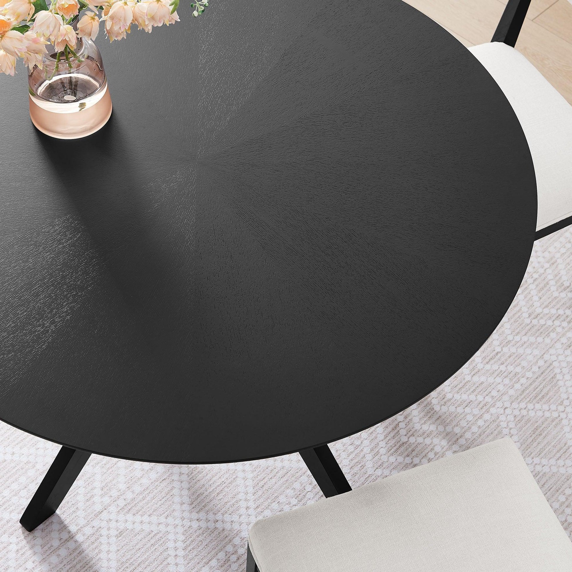 Crossroads 47" Round Wood Dining Table by Modway FredCo