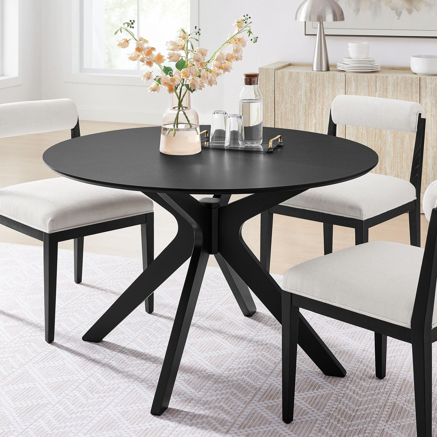 Crossroads 47" Round Wood Dining Table by Modway FredCo