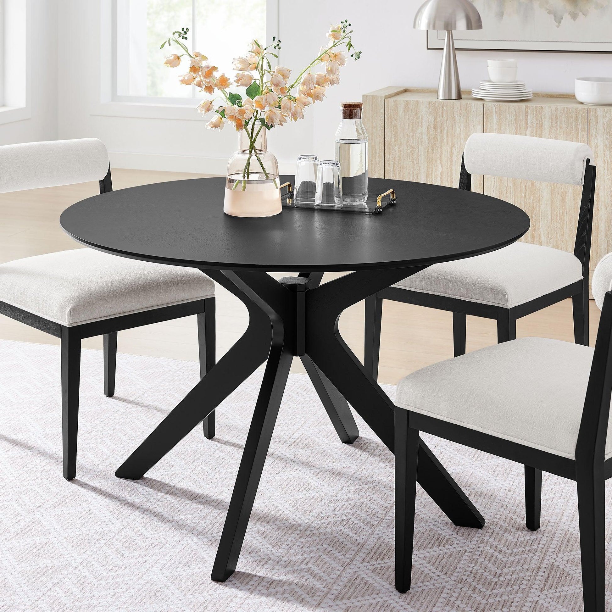 Crossroads 47" Round Wood Dining Table by Modway FredCo