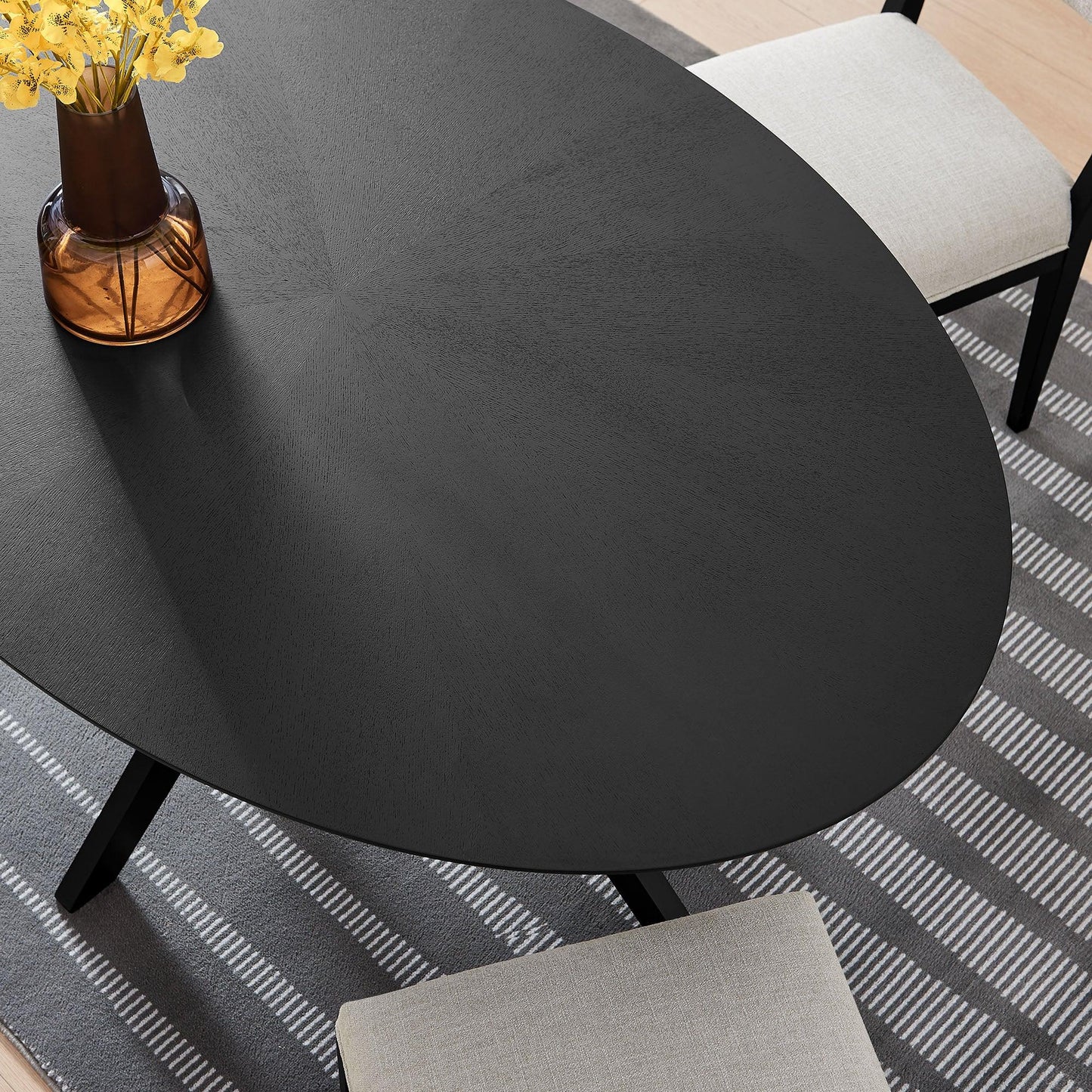 Crossroads 63" Oval Wood Dining Table by Modway FredCo