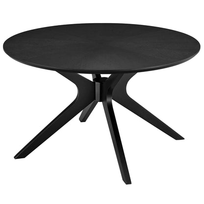 Crossroads Round Wood Coffee Table by Modway FredCo