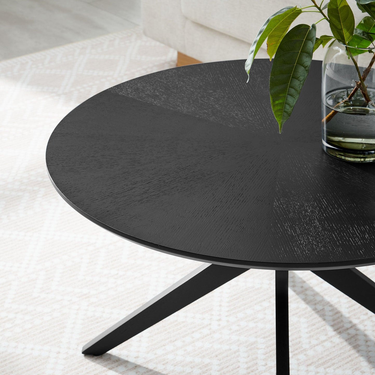 Crossroads Round Wood Coffee Table by Modway FredCo