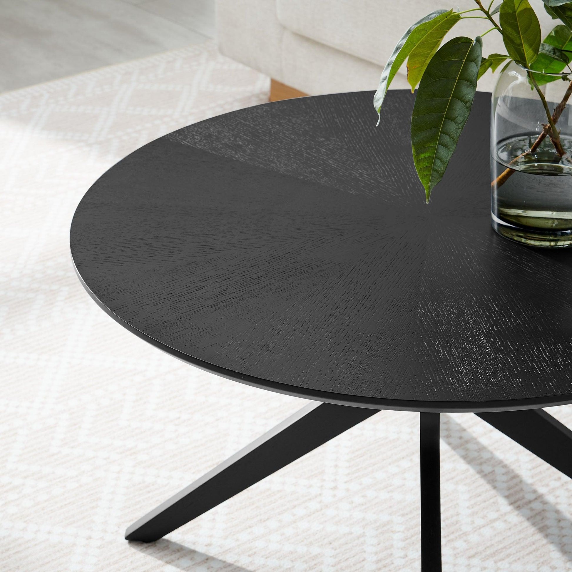 Crossroads Round Wood Coffee Table by Modway FredCo