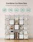 Cube Storage Organizer with 16 Boxes Cloud White FredCo