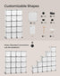 Cube Storage Organizer with 16 Boxes Cloud White FredCo