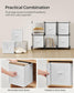 Cube Storage Organizer with 16 Boxes Cloud White FredCo