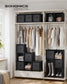Cube Storage Organizer with 16 Boxes Ink Black and Dove Gray FredCo