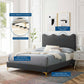 Current Performance Velvet Full Platform Bed, MOD-6730 FredCo
