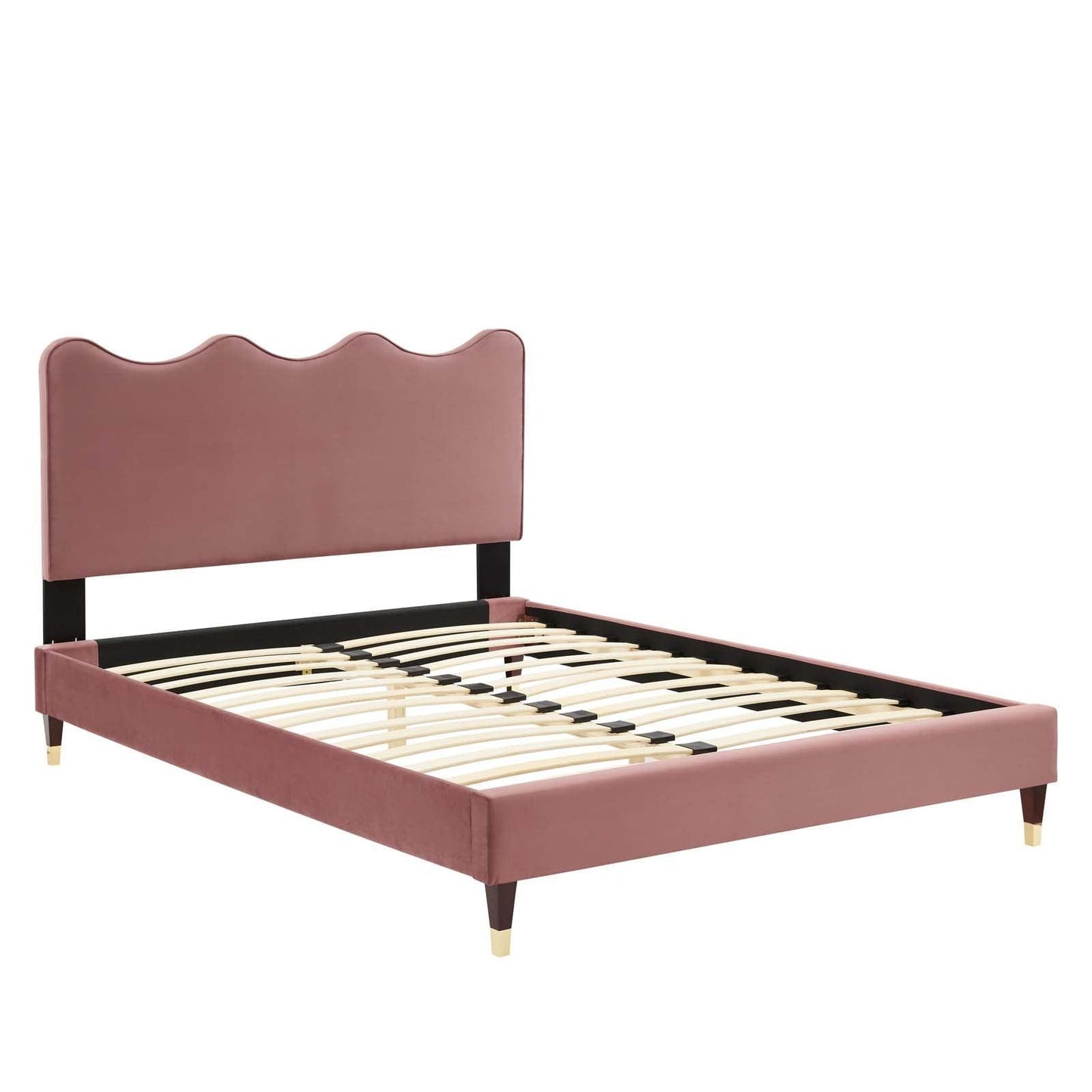 Current Performance Velvet Full Platform Bed, MOD-6731 FredCo