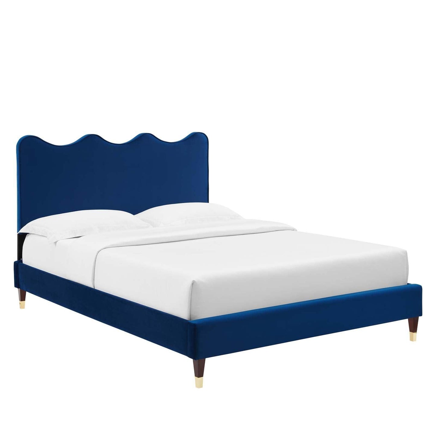 Current Performance Velvet Full Platform Bed, MOD-6731 FredCo