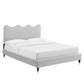 Current Performance Velvet Full Platform Bed, MOD-6731 FredCo