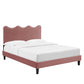 Current Performance Velvet Full Platform Bed, MOD-6732 FredCo