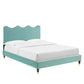 Current Performance Velvet King Platform Bed, MOD-6737 FredCo