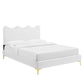 Current Performance Velvet Queen Platform Bed, MOD-6733 FredCo