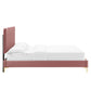 Current Performance Velvet Queen Platform Bed, MOD-6733 FredCo