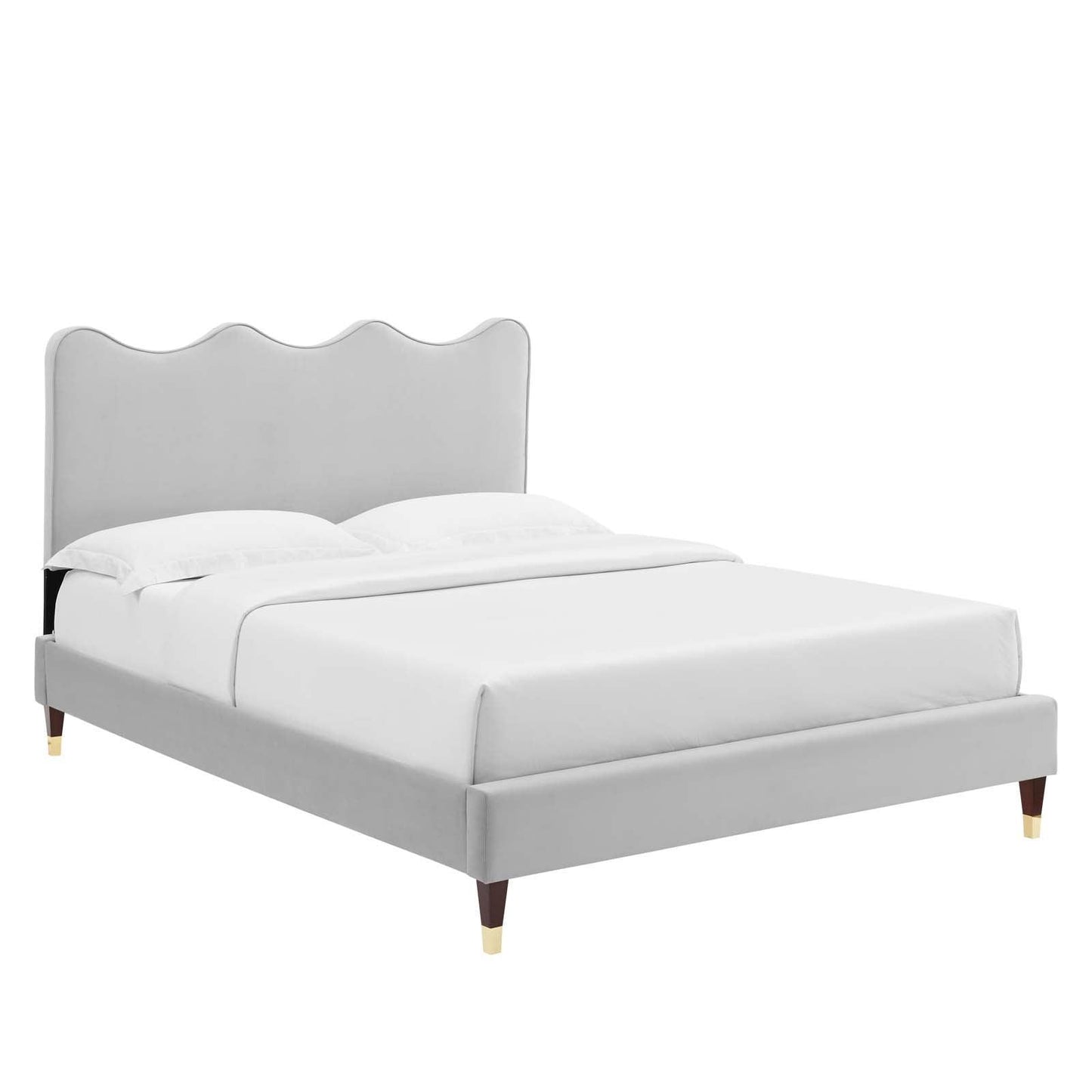 Current Performance Velvet Queen Platform Bed, MOD-6734 FredCo
