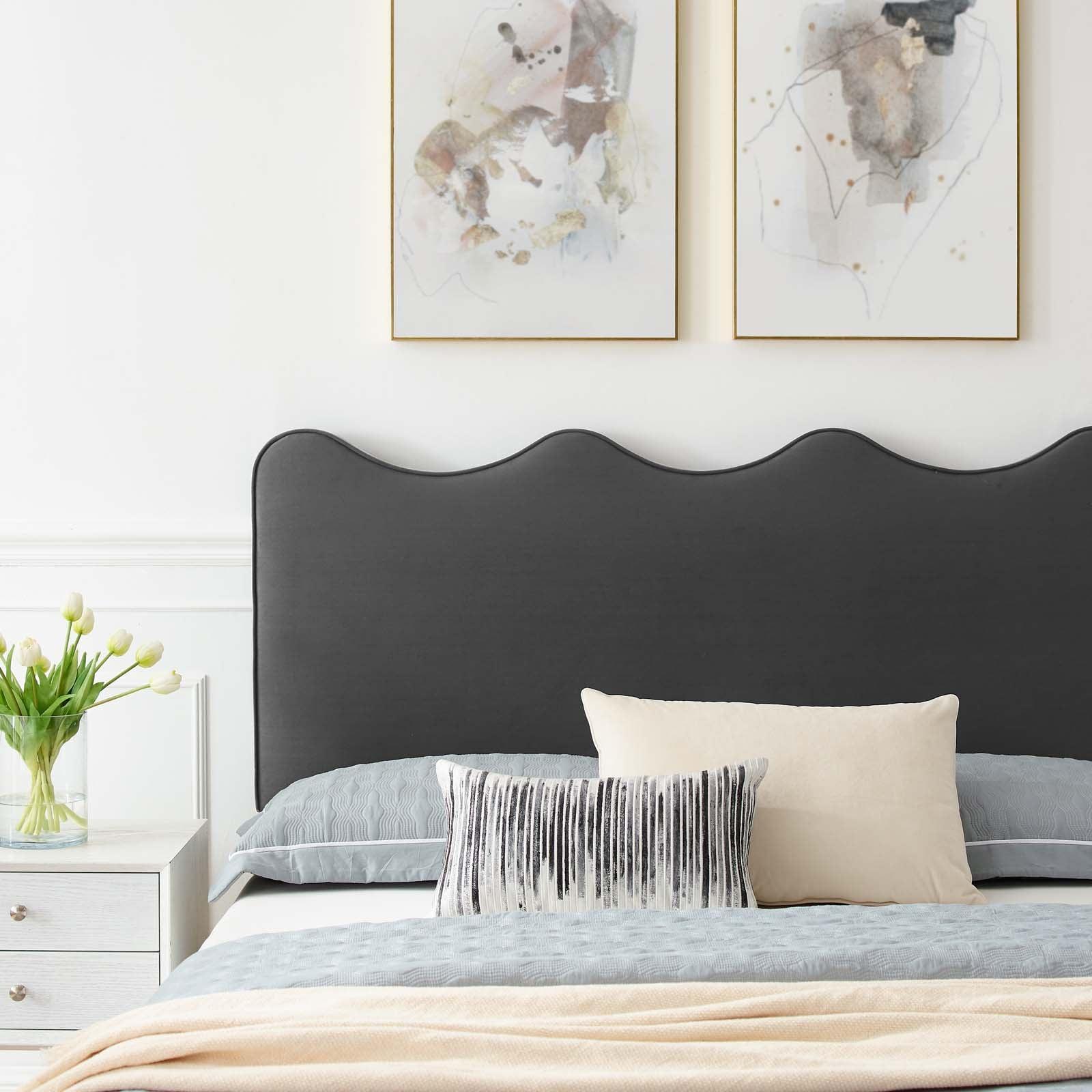 Current Performance Velvet Queen Platform Bed, MOD-6734 FredCo