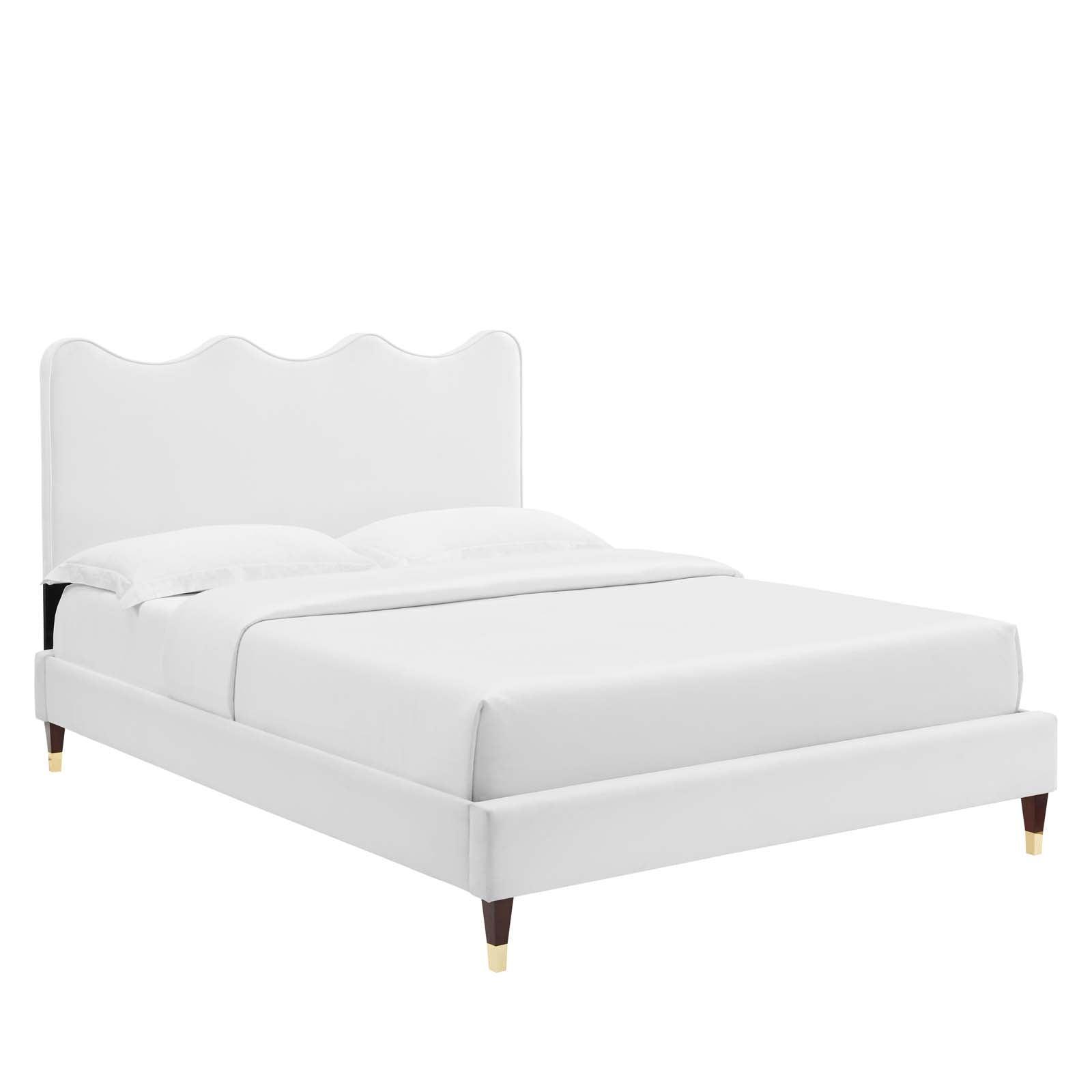 Current Performance Velvet Queen Platform Bed, MOD-6734 FredCo
