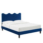 Current Performance Velvet Queen Platform Bed, MOD-6735 FredCo