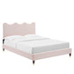 Current Performance Velvet Twin Platform Bed, MOD-6728 FredCo
