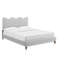 Current Performance Velvet Twin Platform Bed, MOD-6728 FredCo