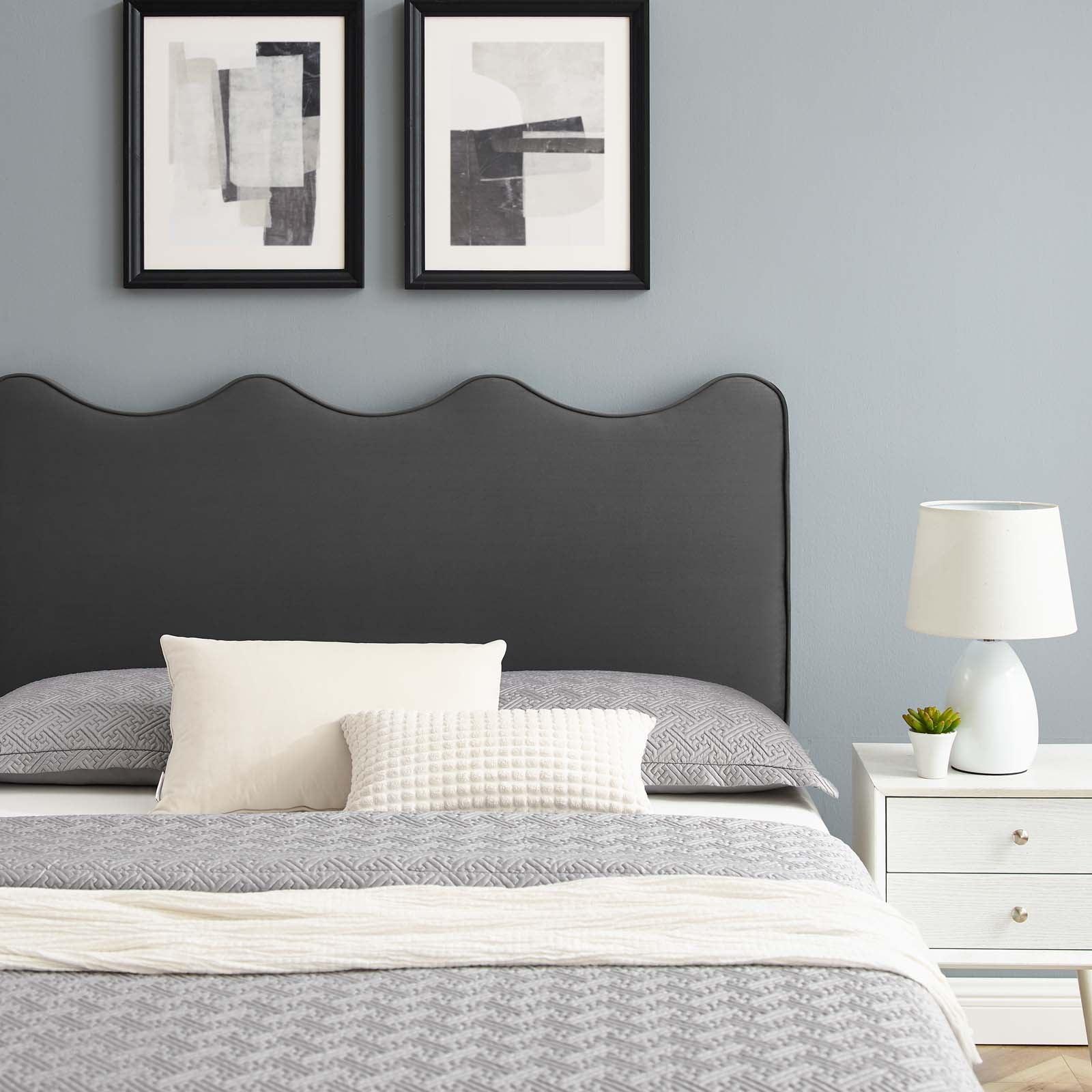 Current Performance Velvet Twin Platform Bed, MOD-6729 FredCo