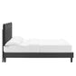 Current Performance Velvet Twin Platform Bed, MOD-6729 FredCo