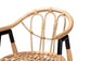 Cyntia Modern Bohemian Natural Brown Rattan Counter Stool FredCo