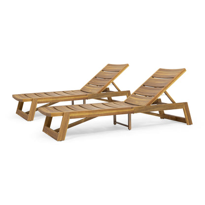 MAKI CHAISE LOUNGE SET OF 2