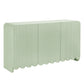 Dahlia Fluted and Scalloped Sideboard Storage Cabinet by Modway EEI-7241 FredCo