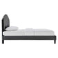 Daisy Performance Velvet Queen Platform Bed, MOD-6287 FredCo