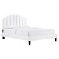 Daisy Performance Velvet Queen Platform Bed, MOD-6287 FredCo