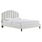 Daisy Performance Velvet Queen Platform Bed, MOD-6288 FredCo
