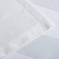 Dalitso Rope Horizontal Bands Soft Diffused Light Sheer Curtain Set FredCo