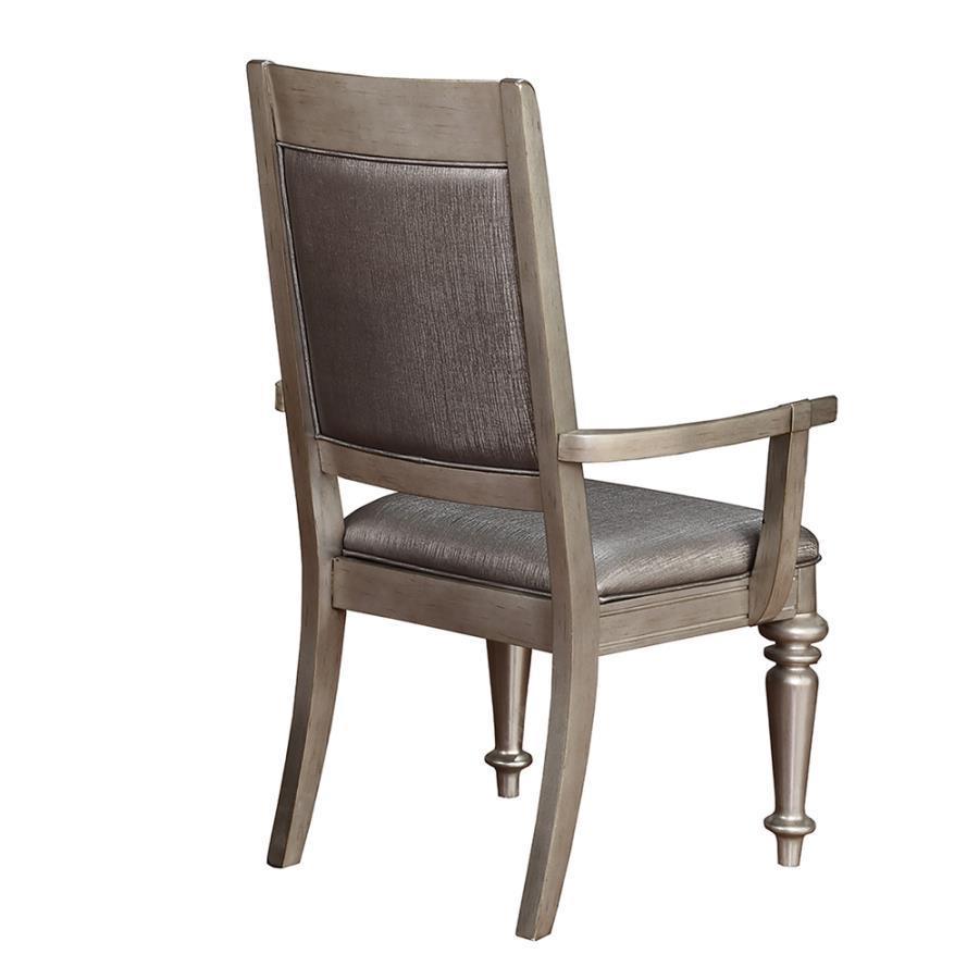 Danette Dining Room Set Metallic Platinum 106471-S7 Coaster FredCo