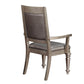 Danette Dining Room Set Metallic Platinum 106471-S7 Coaster FredCo