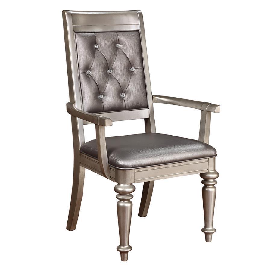 Danette Dining Room Set Metallic Platinum 106471-S7 Coaster FredCo