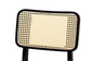 Dannon Mid-Century Modern Cream Fabric and Black Finished Wood 5-Piece Pub Set FredCo