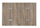 Danson Weathered Oak & Chrome Finish Accent Table FredCo
