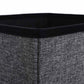 Dark Grey Folding Ottoman FredCo