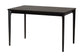Darrion Mid-Century Modern Cream Fabric and Black Finished Wood 5-Piece Dining Set FredCo