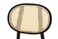Darrion Mid-Century Modern Cream Fabric and Black Finished Wood 7-Piece Dining Set FredCo